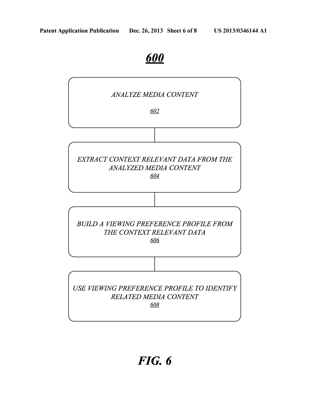 TECHNIQUE AND APPARATUS FOR ANALYZING VIDEO AND DIALOG TO BUILD VIEWING     CONTEXT - diagram, schematic, and image 07