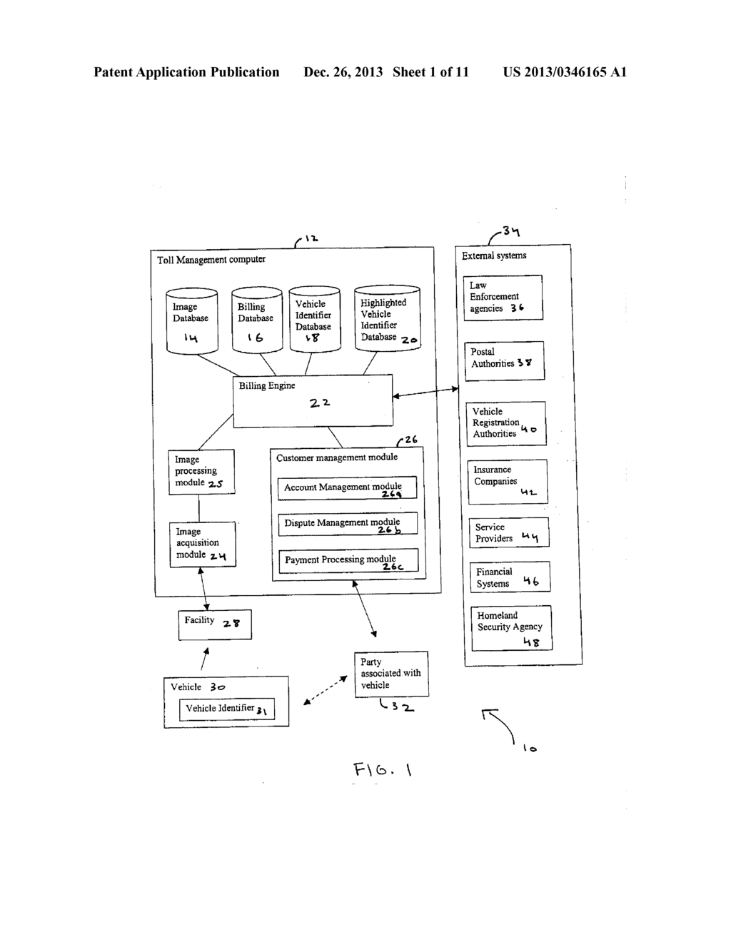 Electronic Toll Management and Vehicle Identification - diagram, schematic, and image 02