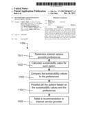 Recommending Options Based on Sustainability Metrics diagram and image