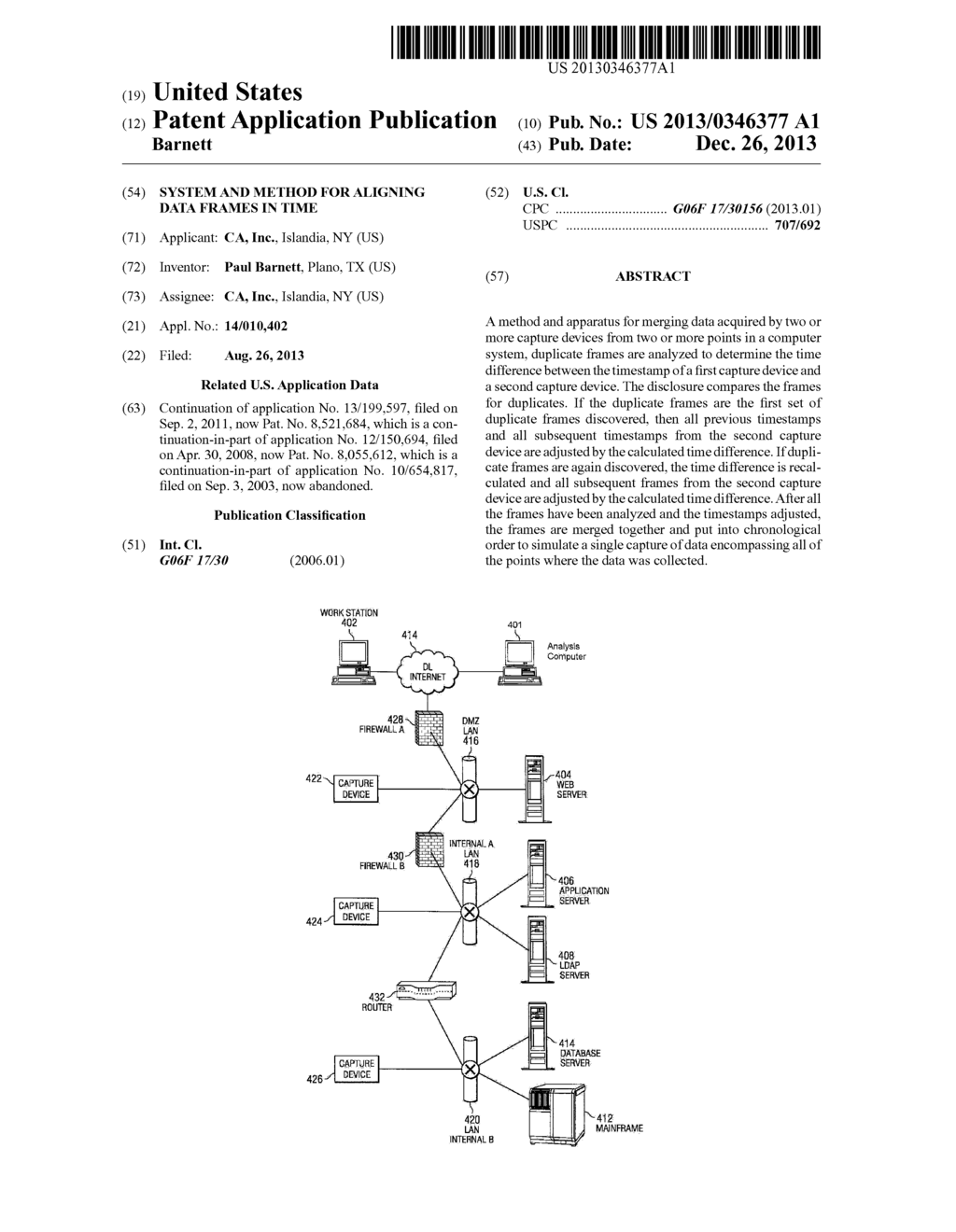 SYSTEM AND METHOD FOR ALIGNING DATA FRAMES IN TIME - diagram, schematic, and image 01