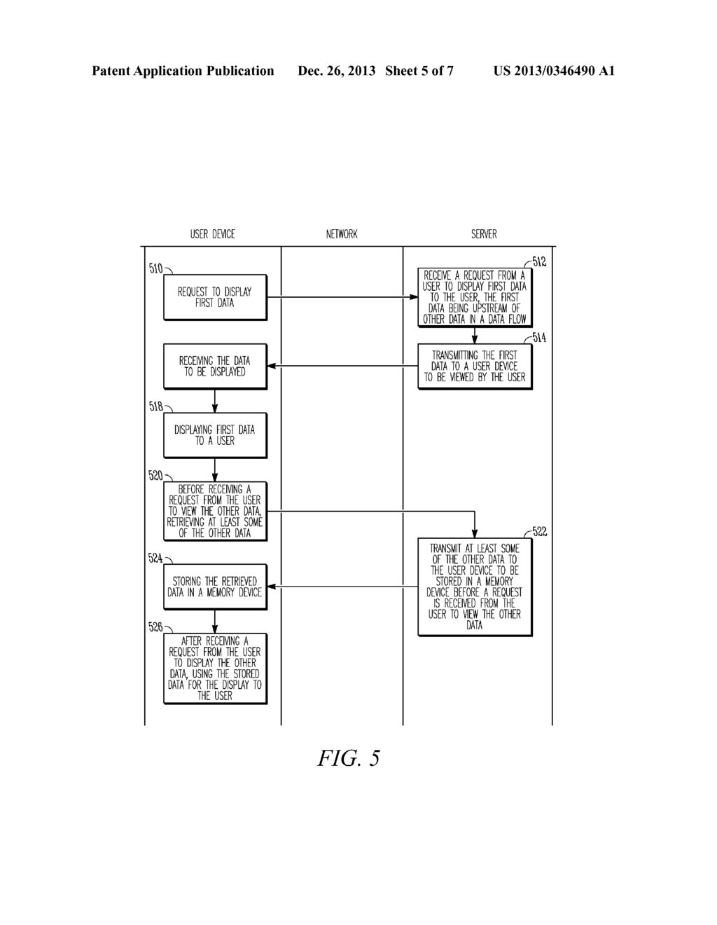 METHOD AND SYSTEM TO PRE-FETCH DATA IN A NETWORK - diagram, schematic, and image 06