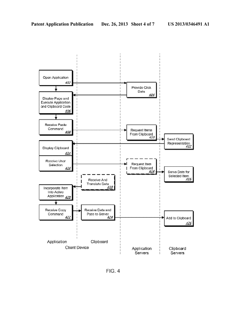 Server-Based Data Sharing in Computer Applications Using A Clipboard - diagram, schematic, and image 05