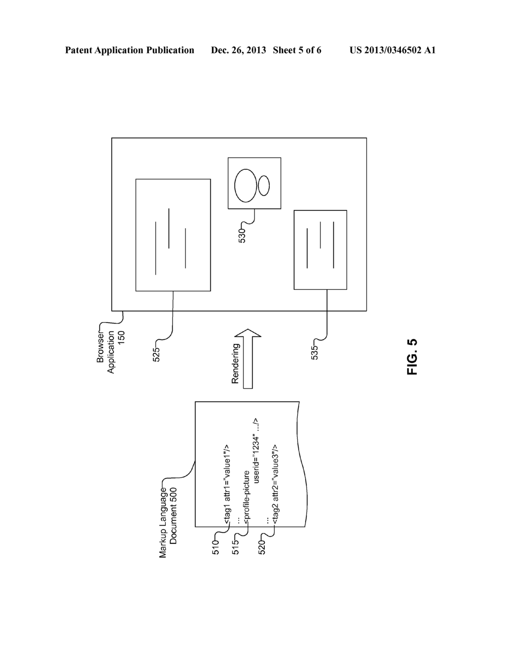 Markup Language for Incorporating Social Networking System Information by     an External Website - diagram, schematic, and image 06