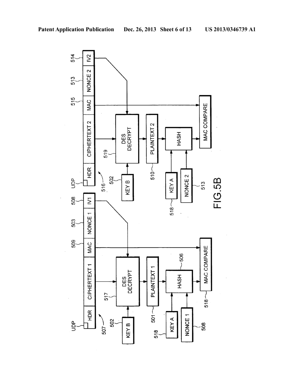 METHOD AND APPARATUS FOR PROVIDING SECURE STREAMING DATA TRANSMISSION     FACILITIES USING UNRELIABLE PROTOCOLS - diagram, schematic, and image 07