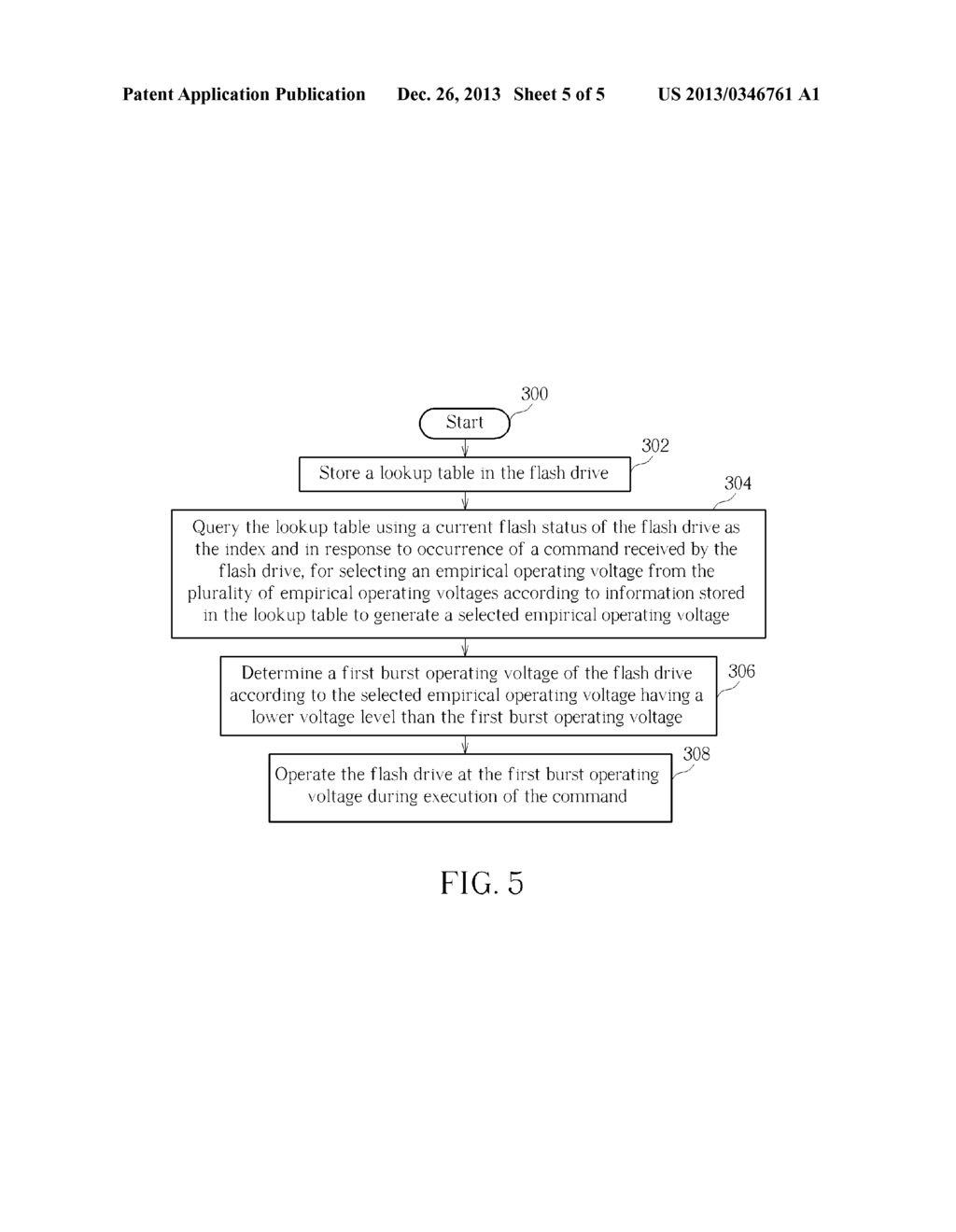 Power Control Module, Flash Drive, and Method of Determining Operating     Voltage of Flash Drive - diagram, schematic, and image 06