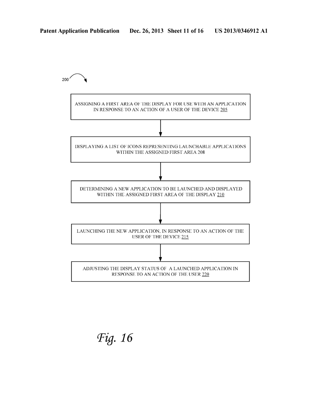 Method And System To Launch And Manage An Application On A Computer System     Having A Touch Panel Input Device - diagram, schematic, and image 12