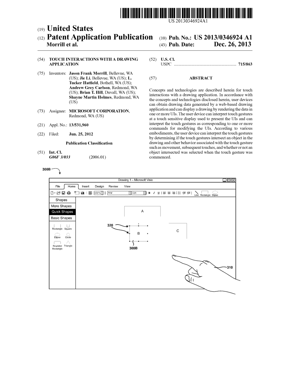 TOUCH INTERACTIONS WITH A DRAWING APPLICATION - diagram, schematic, and image 01