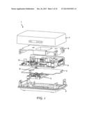 SET TOP BOX OR SERVER HAVING SNAP-IN HEAT SINK AND SMART CARD READER diagram and image