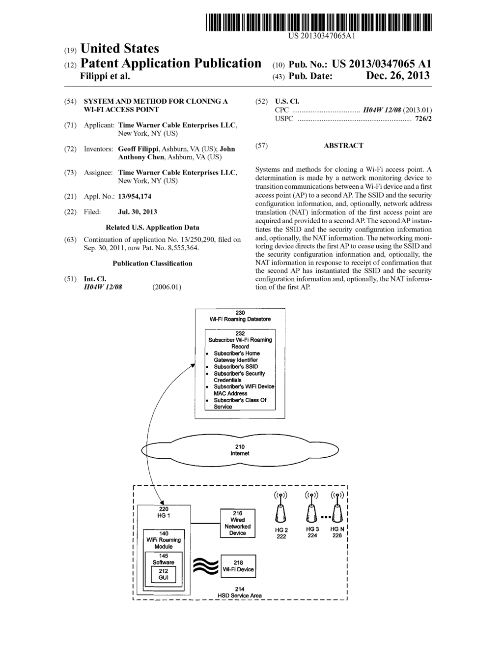 SYSTEM AND METHOD FOR CLONING A WI-FI ACCESS POINT - diagram, schematic, and image 01