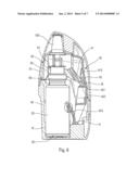 METHOD FOR ASSEMBLING A LATERALLY-ACTUATED FLUID PRODUCT DISPENSING DEVICE diagram and image