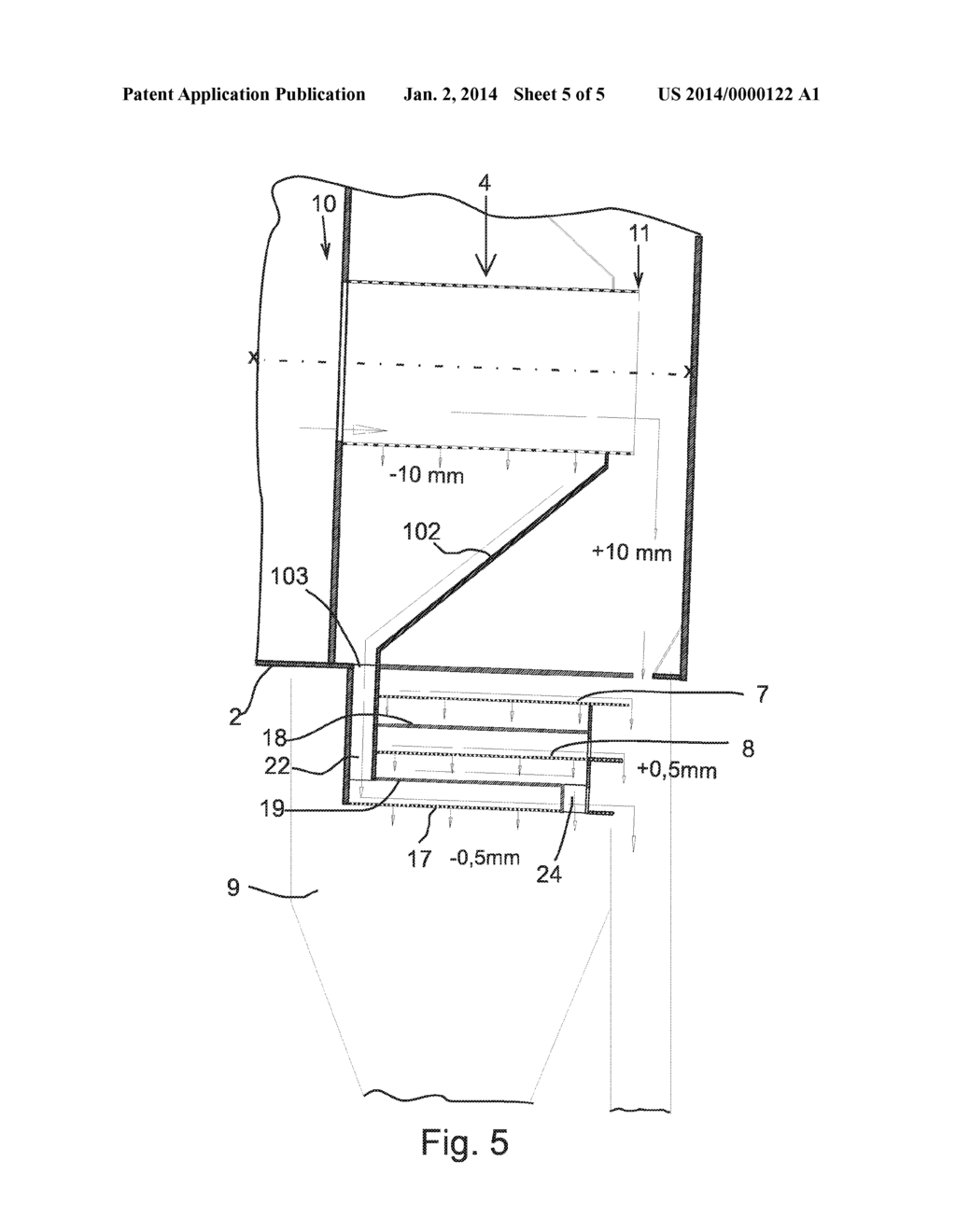 APPARATUS FOR DRYING AND CLASSIFICATION OF A MATERIAL - diagram, schematic, and image 06