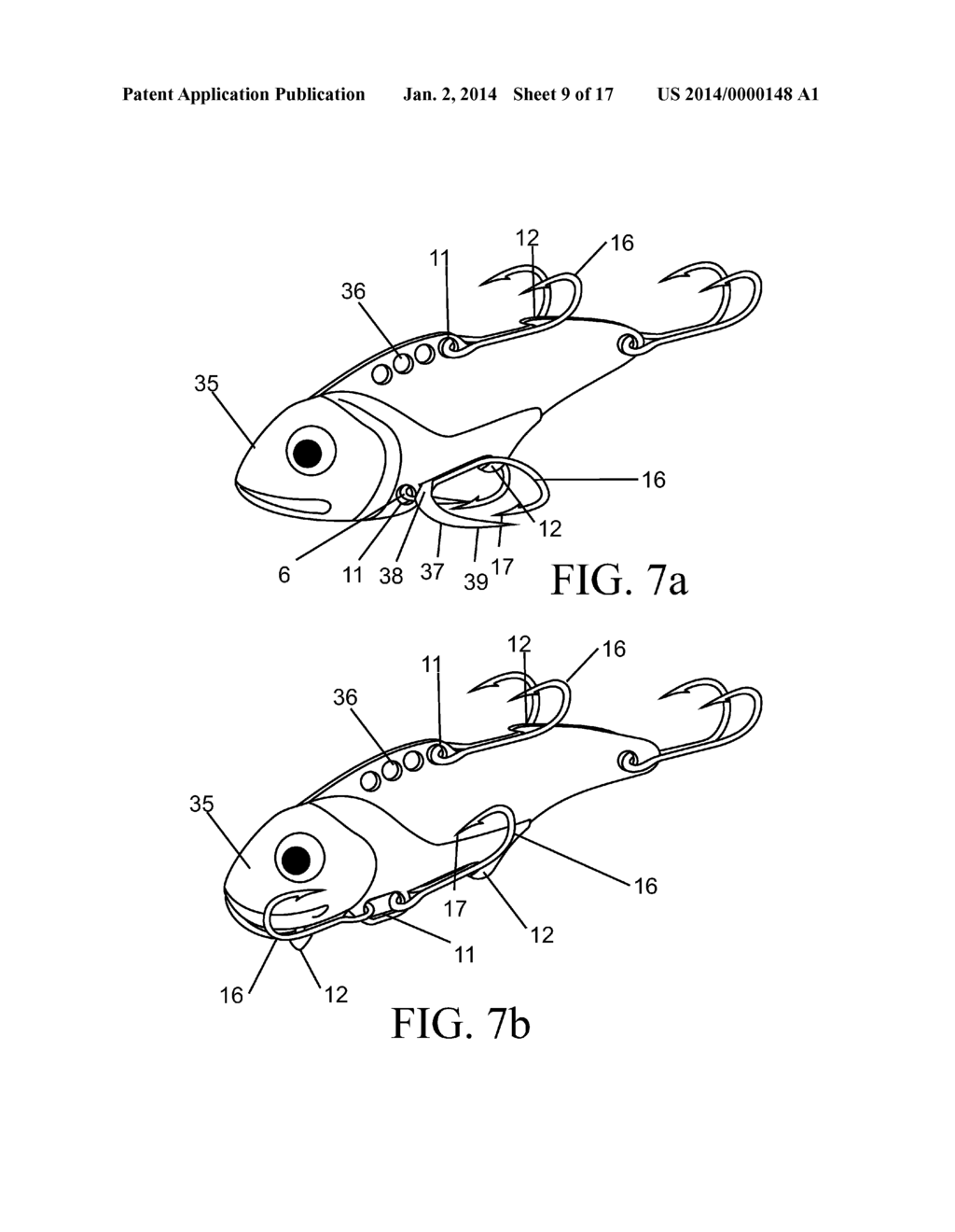 FISHING LURE WITH HOOK MOUNT ASSEMBLY - diagram, schematic, and image 10