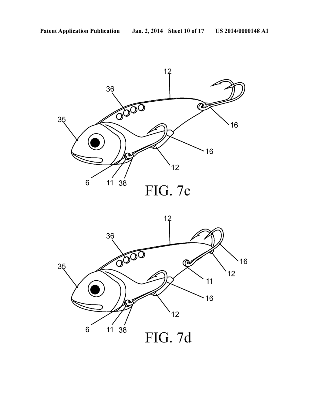 FISHING LURE WITH HOOK MOUNT ASSEMBLY - diagram, schematic, and image 11