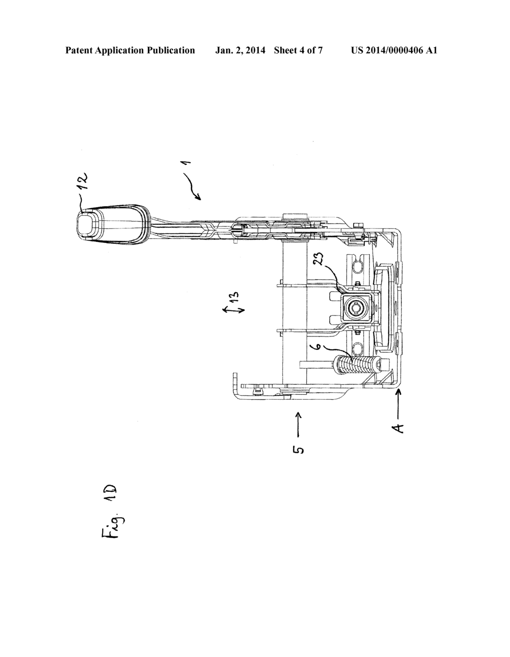 MANUAL PARKING BRAKE WITH AN OVER-CENTER HELPER SPRING - diagram, schematic, and image 05