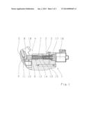 ADJUSTING DEVICE OF A HYDROSTATIC MODULE diagram and image