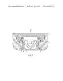 BALLISTIC SEALING, COMPONENT RETENTION, AND PROJECTILE LAUNCH CONTROL FOR     AN AMMUNITION CARTRIDGE ASSEMBLY diagram and image