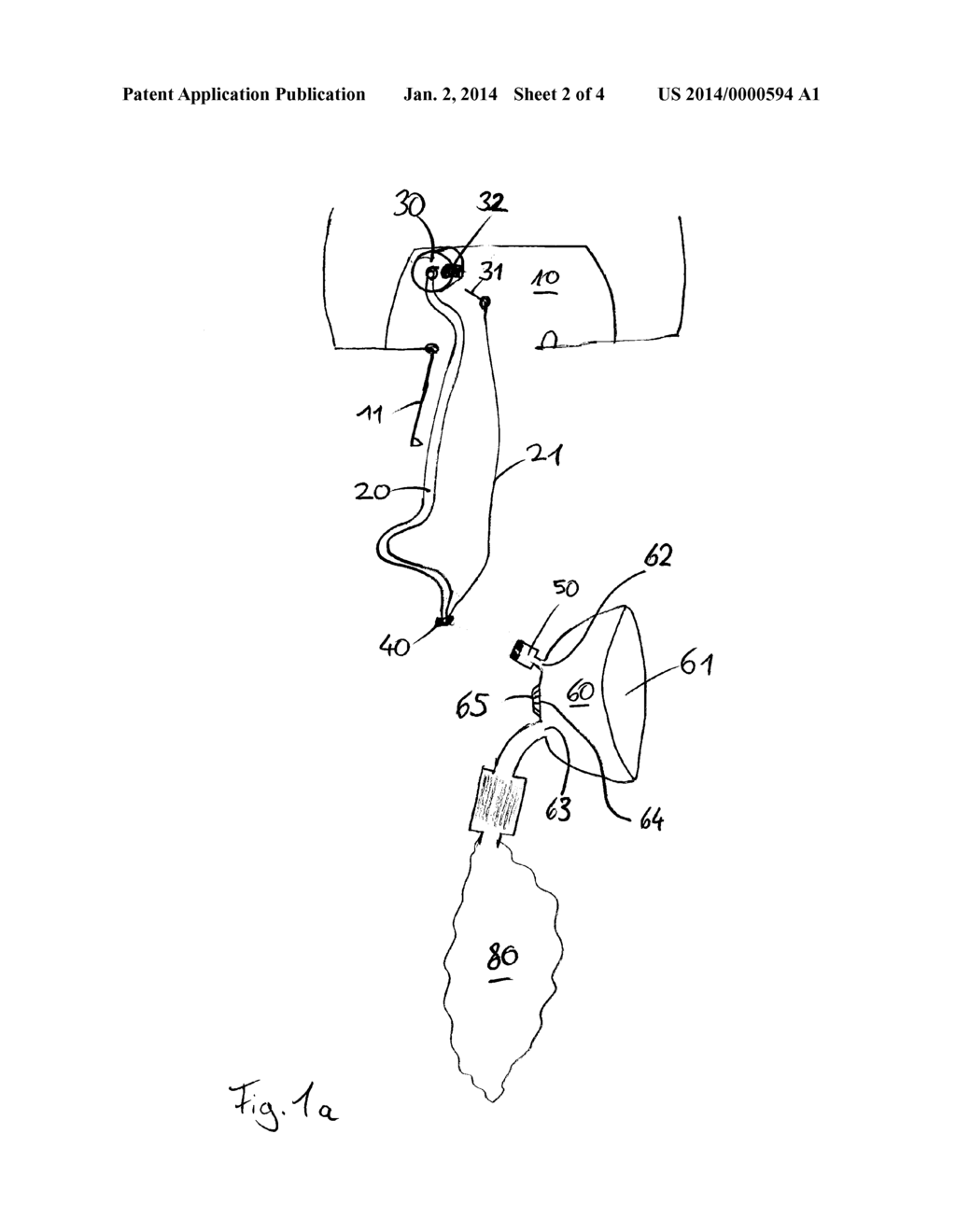 Aircraft passenger oxygen mask with closed circuit concept - diagram, schematic, and image 03