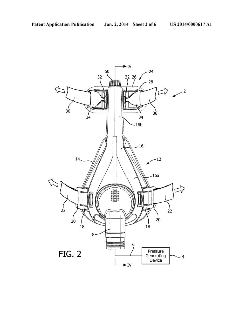 PATIENT INTERFACE DEVICE INCLUDING A MOVEABLE WEDGE FOREHEAD ADJUSTMENT     ASSEMBLY - diagram, schematic, and image 03