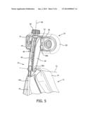 PATIENT INTERFACE DEVICE INCLUDING A MOVEABLE WEDGE FOREHEAD ADJUSTMENT     ASSEMBLY diagram and image