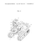 Hydraulic Oil Tank Attachment Structure of Construction Machine diagram and image