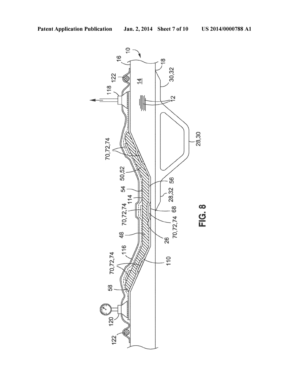 SURROGATE PATCH ASSEMBLY FOR A REWORK AREA OF A COMPOSITE STRUCTURE - diagram, schematic, and image 08