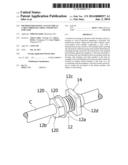 METHOD FOR PASSING AN ELECTRICAL CABLE THROUGH A HOLE AND DEVICE FOR SAME diagram and image