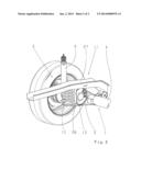 DRIVE DEVICE FOR DRIVING A WHEEL FOR AN ELECTRICALLY POWERED VEHICLE diagram and image