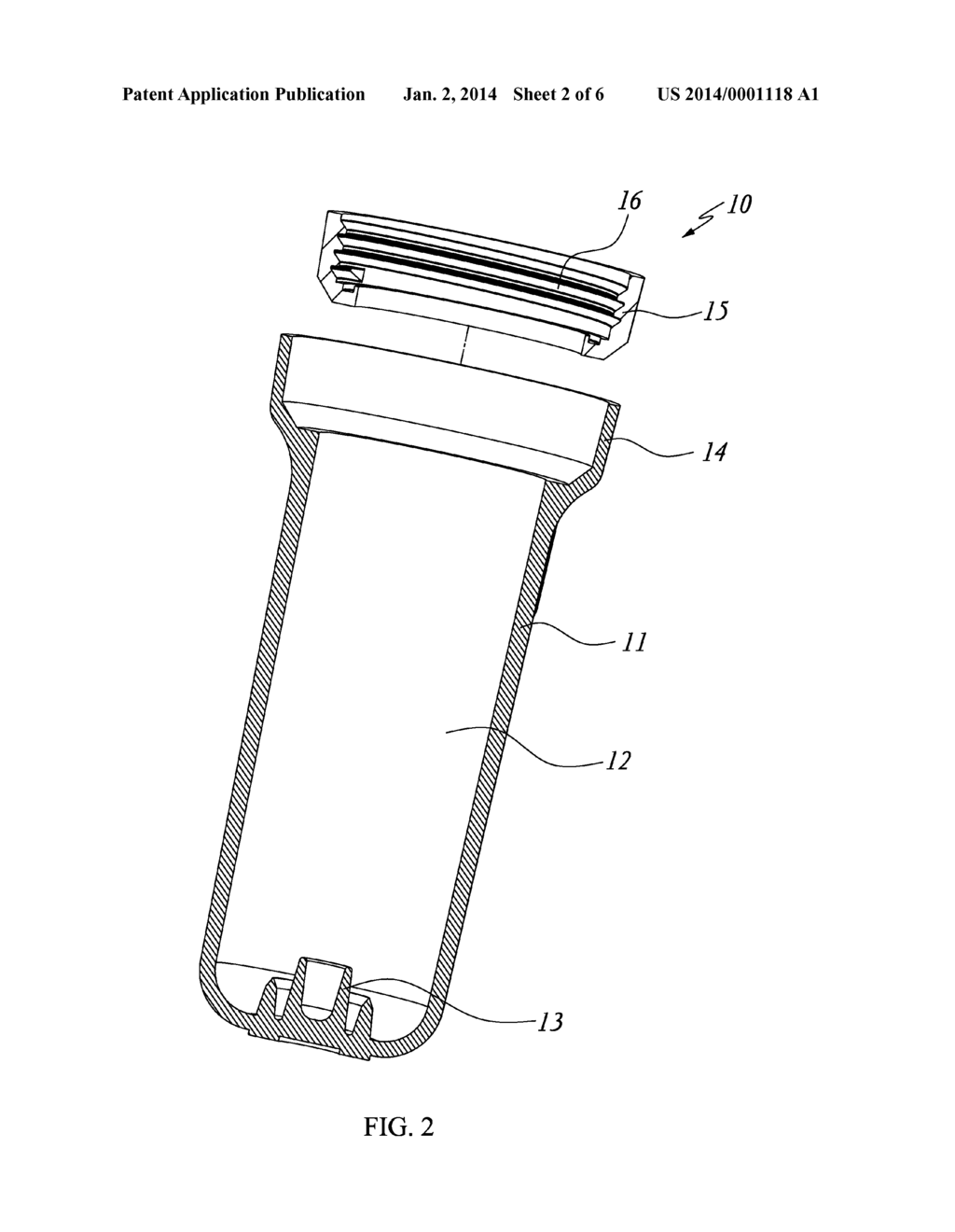 FILTER CARTRIDGE STRUCTURE - diagram, schematic, and image 03