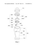 Nursing bottle with temperature indicator diagram and image