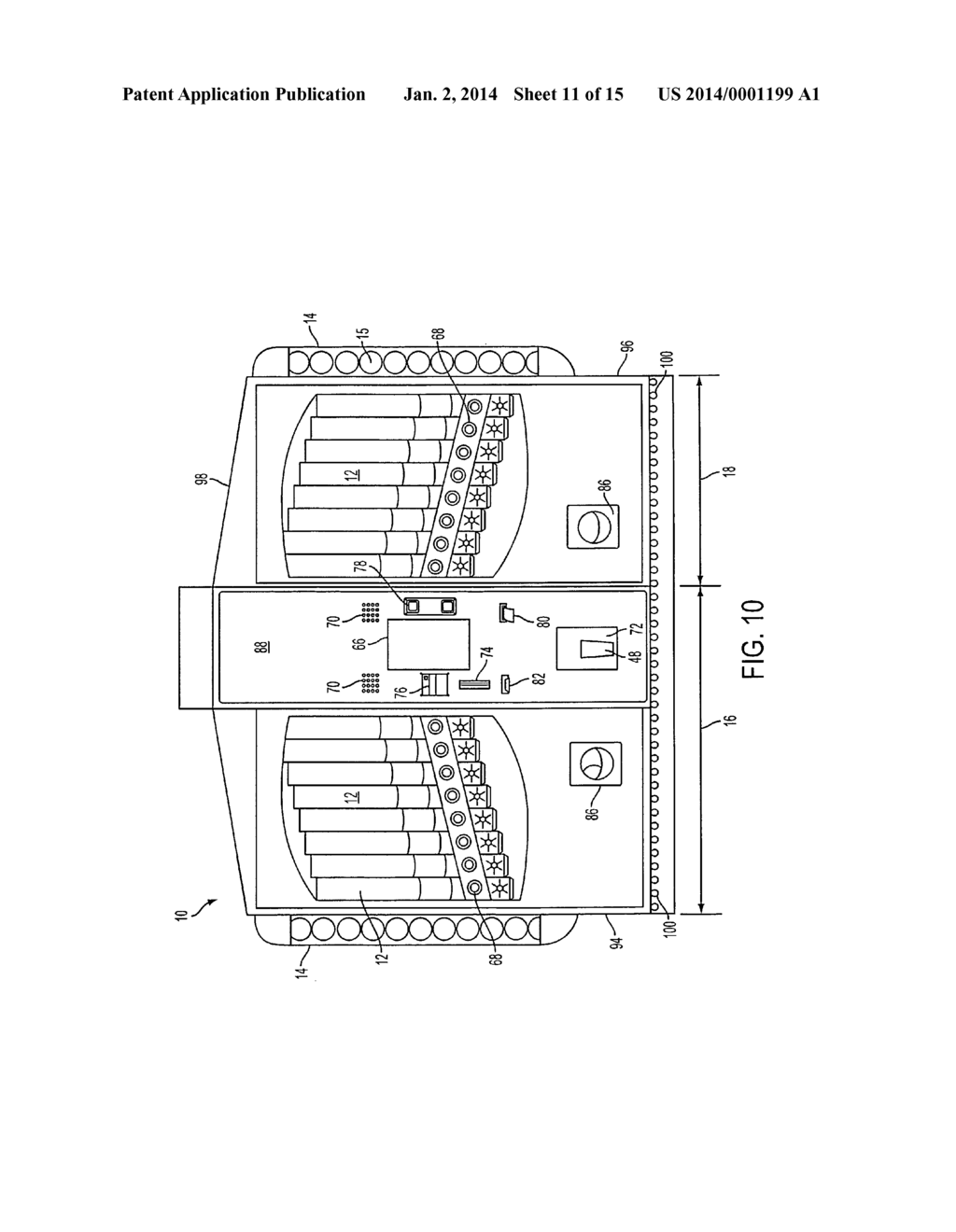 Bulk vending apparatus, system and method - diagram, schematic, and image 12