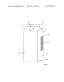 A PACKAGE FOR STORING LIQUID FOOD, AND A BLANK FOR FORMING A PART OF SAID     PACKAGE diagram and image