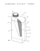 A PACKAGE FOR STORING LIQUID FOOD, AND A BLANK FOR FORMING A PART OF SAID     PACKAGE diagram and image