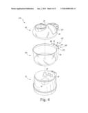 FOOD PROCESSING DEVICE WITH LID MOUNTED CONTROLS diagram and image