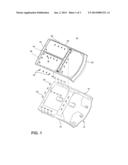 MAGNETIC VEHICLE ATTACHMENT SYSTEM FOR USE WITH NON-MAGNETIC BODY     STRUCTURE diagram and image