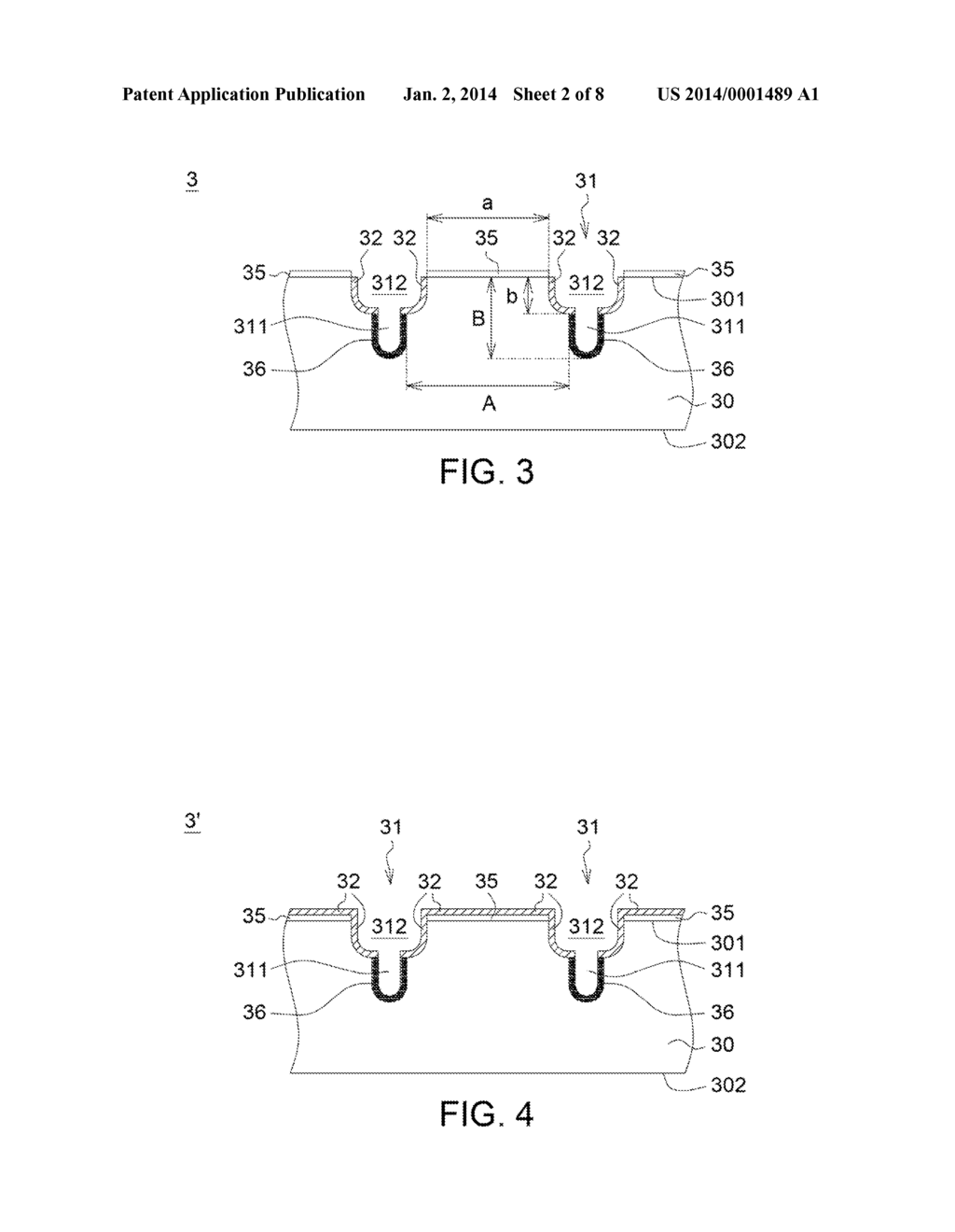 DOUBLE-RECESSED TRENCH SCHOTTKY BARRIER DEVICE - diagram, schematic, and image 03