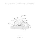 LIGHT EMITTING DIODE PACKAGE WITH LENS AND METHOD FOR MANUFACTURING THE     SAME diagram and image