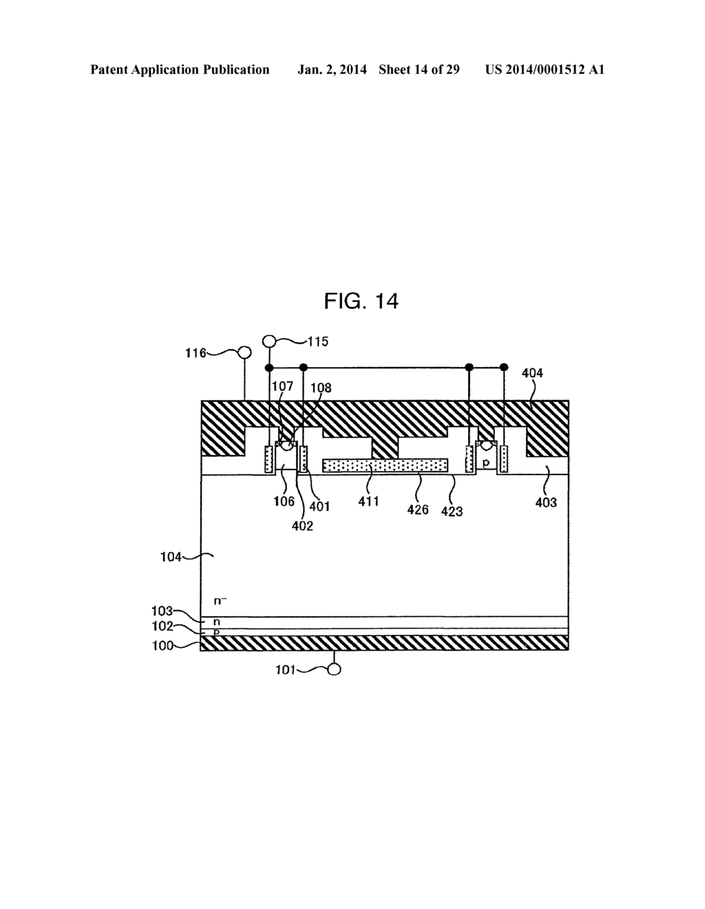 Semiconductor Device and Power Conversion Apparatus Using the Same - diagram, schematic, and image 15