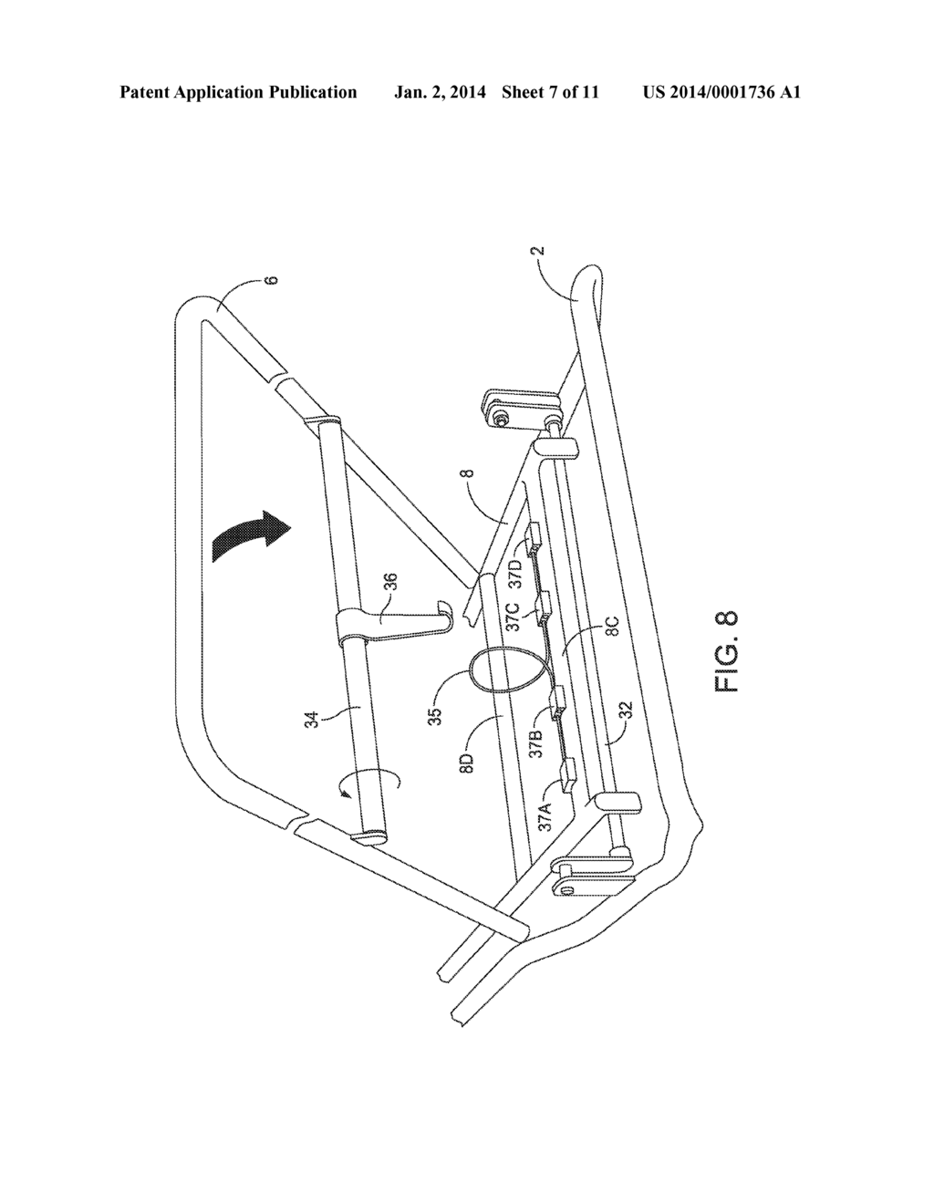 Chair to Assist Physically Challenged Persons in Swimming - diagram, schematic, and image 08