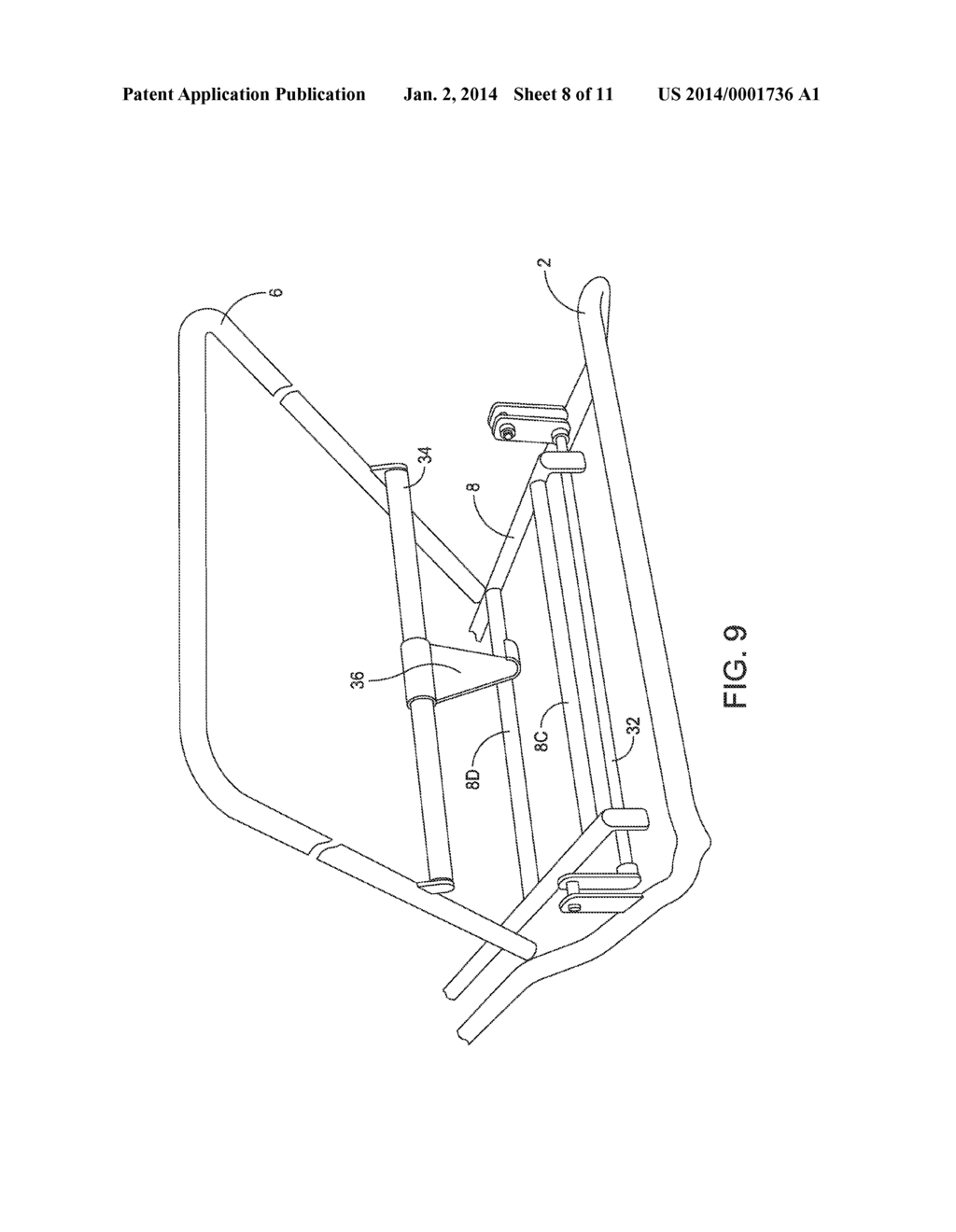 Chair to Assist Physically Challenged Persons in Swimming - diagram, schematic, and image 09