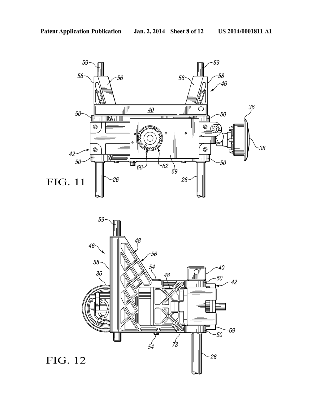 VEHICLE SEAT HEADREST ASSEMBLY HAVING VERTICAL AND LONGITUDINAL ADJUSTMENT - diagram, schematic, and image 09