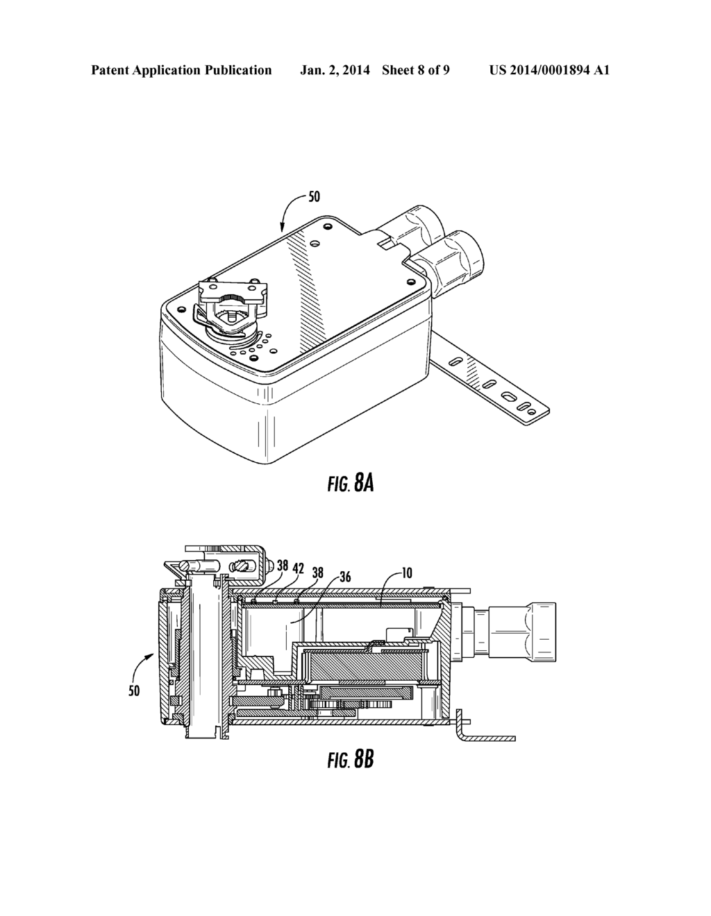 ACTUATOR HAVING A BRUSHED DC ELECTRIC MOTOR AND AN EMI REDUCTION CIRCUIT - diagram, schematic, and image 09