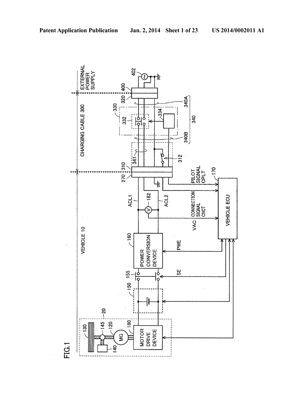 ADAPTER, AND VEHICLE AND METHOD FOR PERFORMING POWER FEEDING USING ADAPTER - diagram, schematic, and image 02