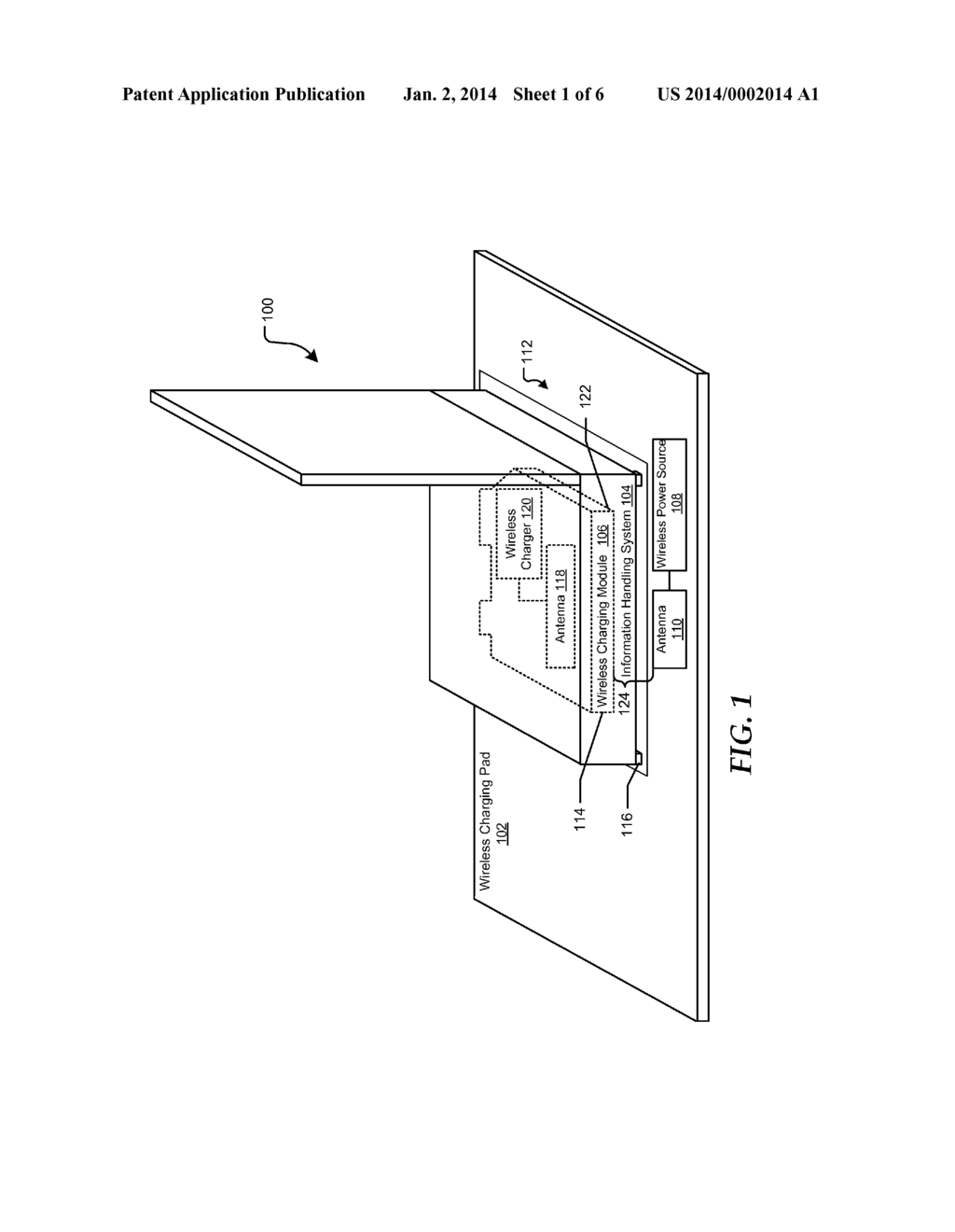 System and Method for Providing Wireless Power in a Removable Wireless     Charging Module - diagram, schematic, and image 02