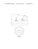 VEHICULAR HEADS UP DISPLAY WITH INTEGRATED BI-MODAL HIGH BRIGHTNESS     COLLISION WARNING SYSTEM diagram and image