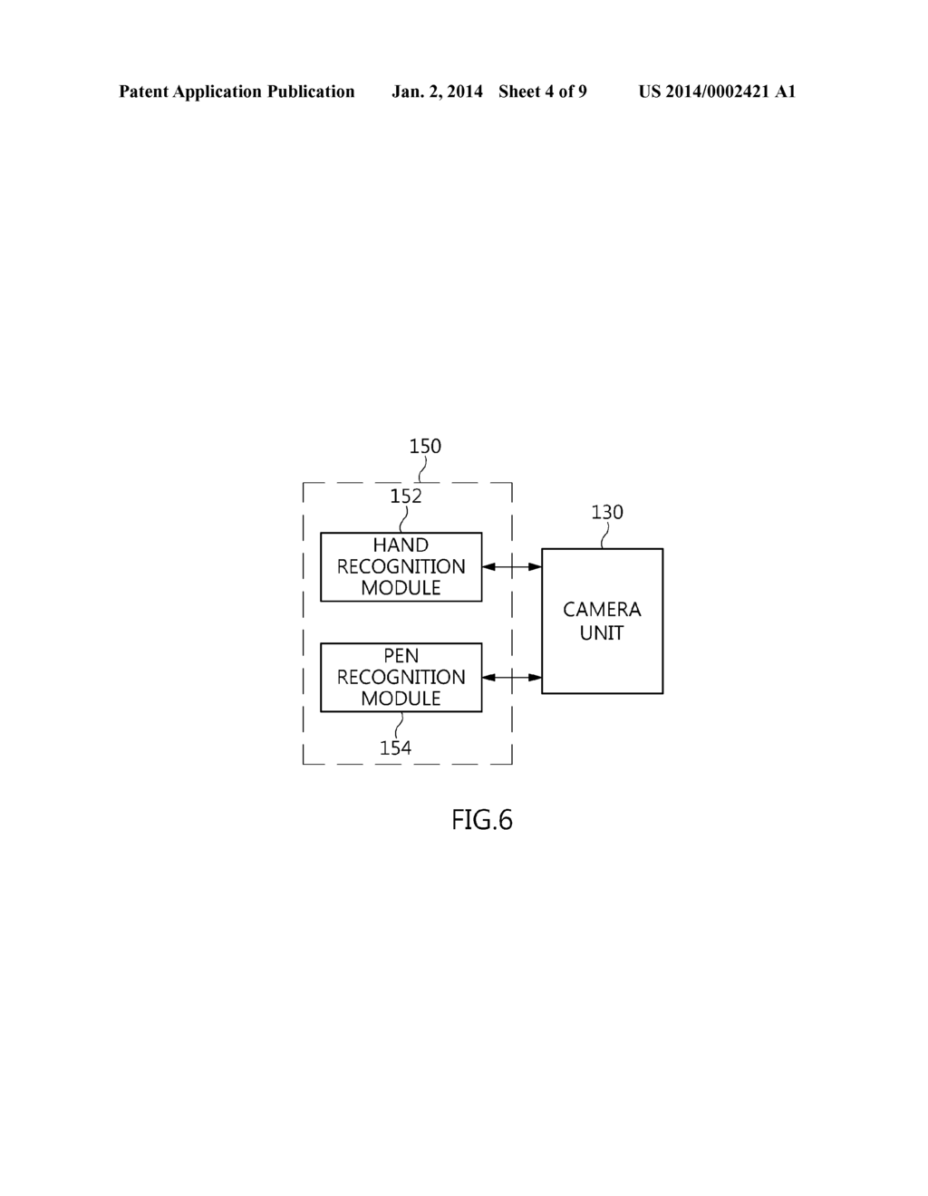 USER INTERFACE DEVICE FOR PROJECTION COMPUTER AND INTERFACE METHOD USING     THE SAME - diagram, schematic, and image 05