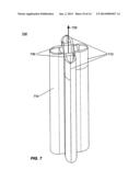 LIGHTING UNIT HAVING LIGHTING STRIPS WITH LIGHT EMITTING ELEMENTS AND A     REMOTE LUMINESCENT MATERIAL diagram and image