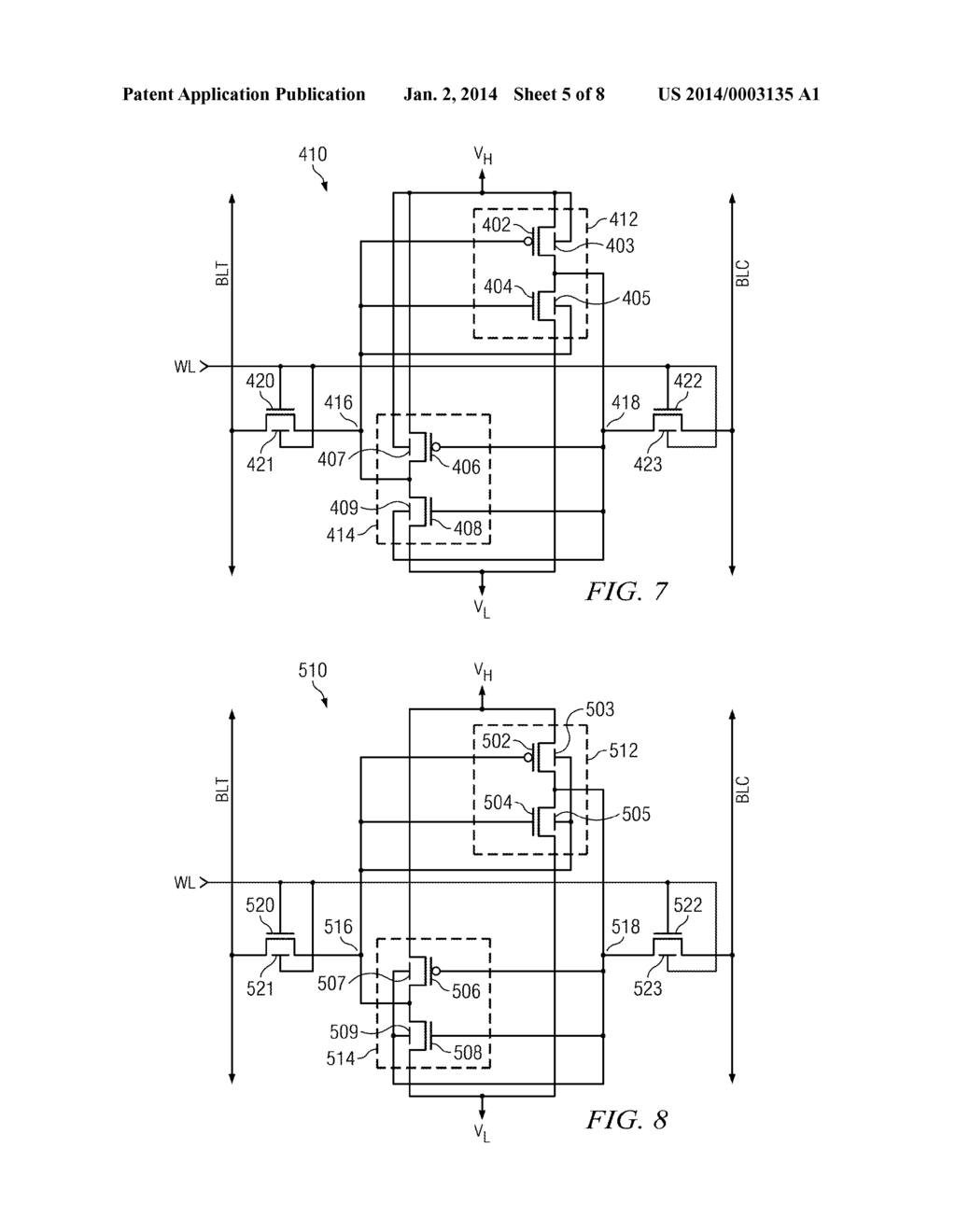 SRAM BITCELL IMPLEMENTED IN DOUBLE GATE TECHNOLOGY - diagram, schematic, and image 06