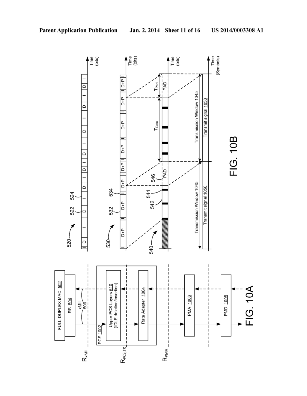 PHYSICAL-LAYER DEVICE CONFIGURABLE FOR TIME-DIVISION DUPLEXING AND     FREQUENCY-DIVISION DUPLEXING - diagram, schematic, and image 12