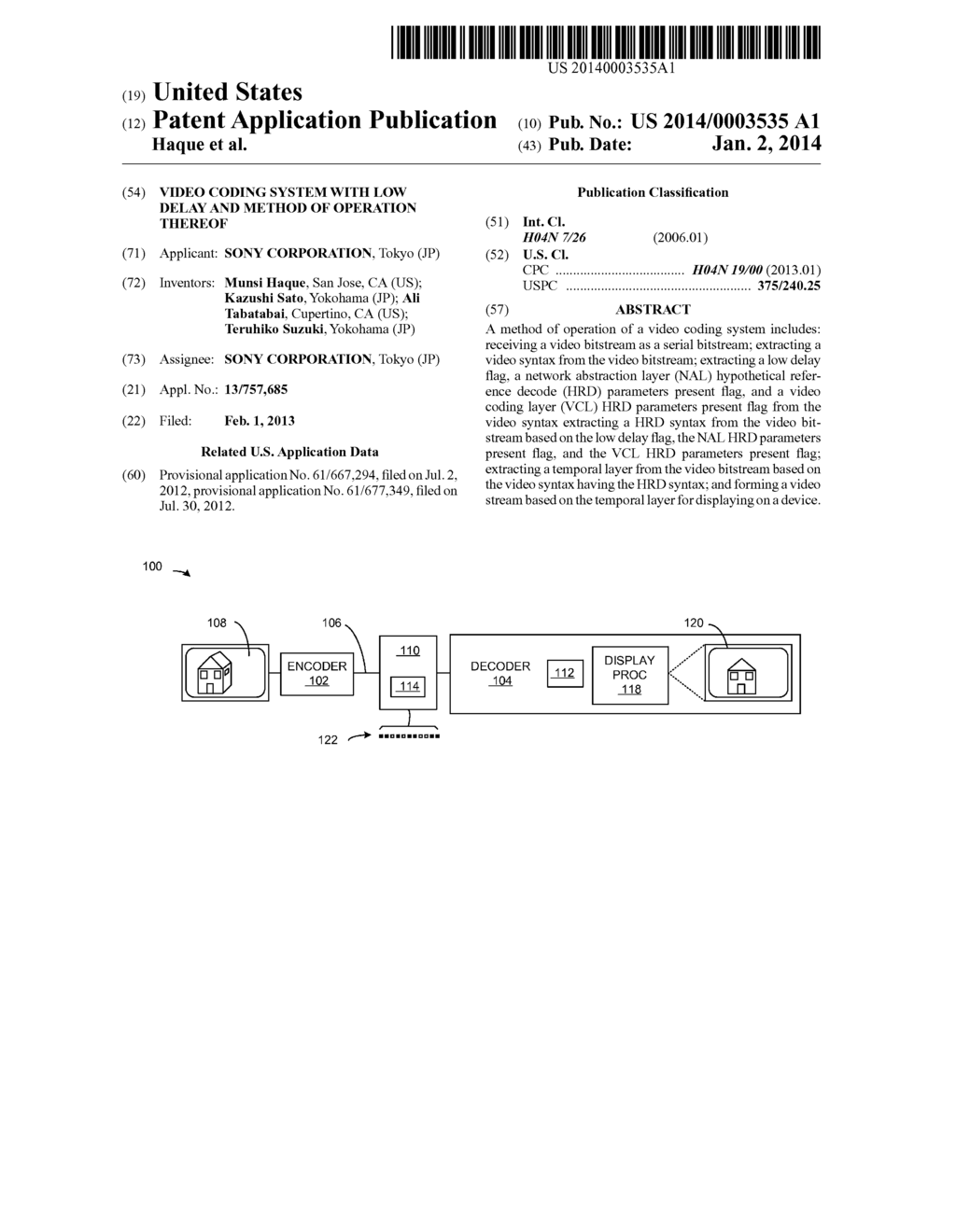 VIDEO CODING SYSTEM WITH LOW DELAY AND METHOD OF OPERATION THEREOF - diagram, schematic, and image 01