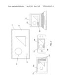 System and Method for Detemining the Position of an Object Displaying     Media Content diagram and image